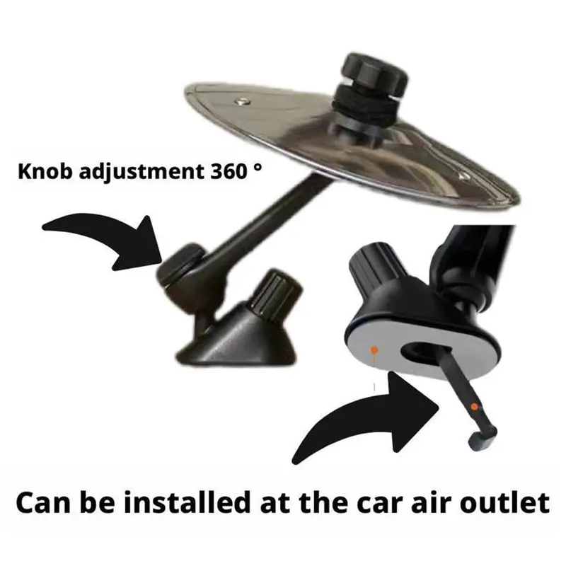 Car Drum Cymbal Air Vent, Fun Music Gadget for Drivers & Drummers, Easy Install On Dashboards & Vents, Crisp Metallic Sound, Gift for Road Trips & Music Lovers, Adjustable 3