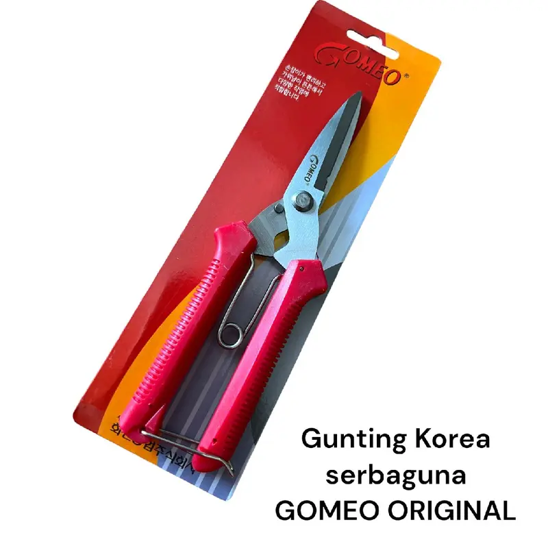 GOMEO Gunting Serba Guna Holo Hollow Seng Baja Ringan 1