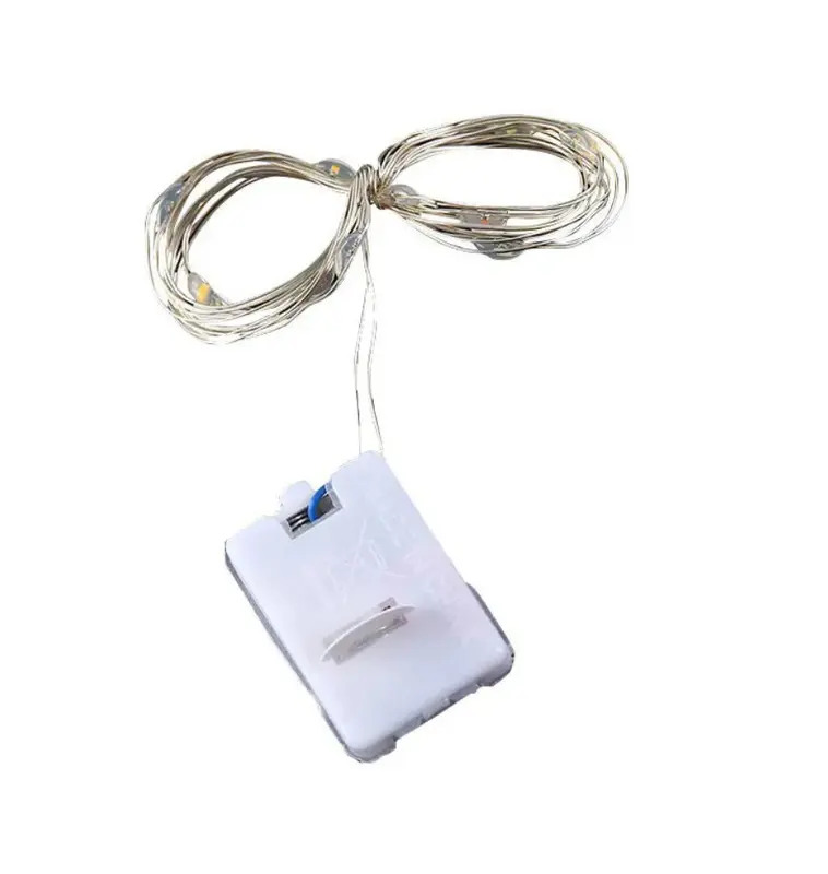 Đèn Led mini siêu sáng dây Đồng Fairy Light Dài 1m /2m/3m sử dụng Pin AA / sẵn pin 1