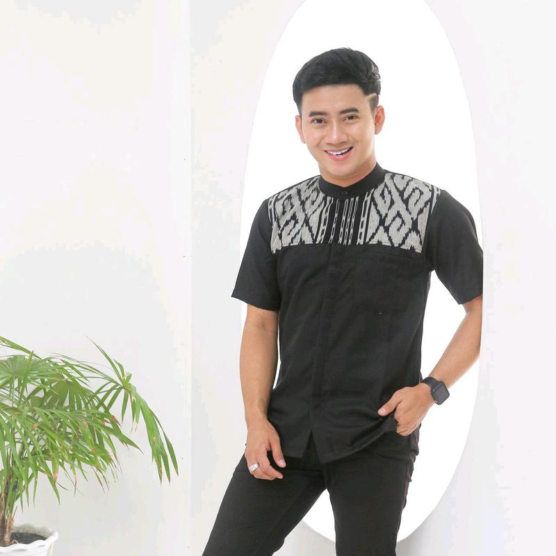 Kemeja tenun | baju koko pria | baju ramadhan | baju tenun 5