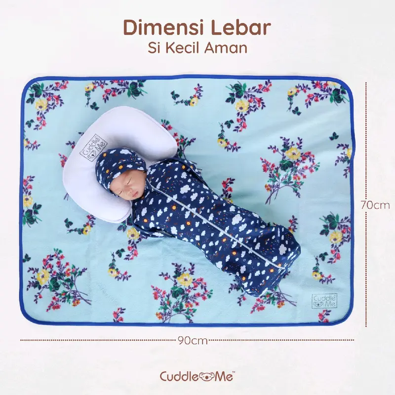 Perlak Bayi Drypad Cuddle Me Alas Ompol Bayi Newborn Alas waterproof bayi Tidur 3