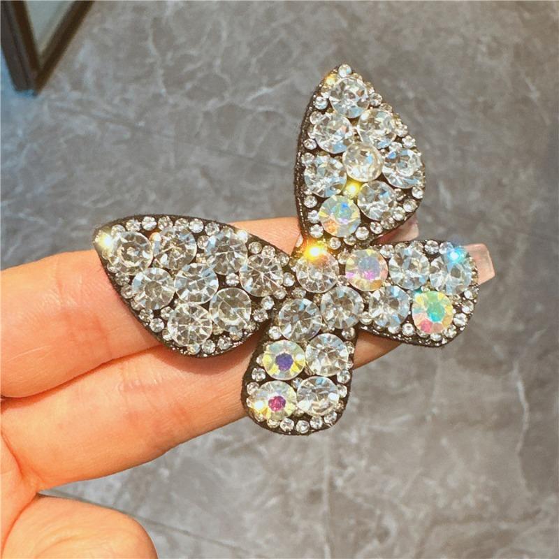 Product Introduction of Sweet Cool Butterfly BB Clip Fashion Shining Personalized High Quality Hairpin Exquisite Light Luxury Advanced Sense Gifts Headwear 28