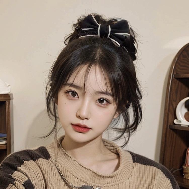 Kẹp càng cua 3r dài Kẹp búi tóc củ tỏi đính nơ viền xinh xắn trẻ trung - Hàng thiết kế của Tũn Nữ Women