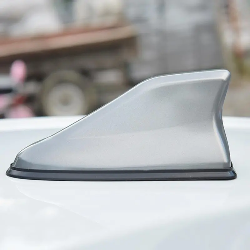 Universal Auto Radio Shark Fin Antenna FM Signal Amplifier Decorative Aerial For All Cars Aerials Antenna Car Styling