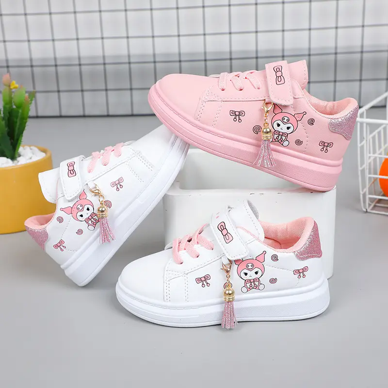 Giày thể thao bé gái họa tiết kuromi giày bé gái đi học từ 3 đến 12 tuổi_A432
