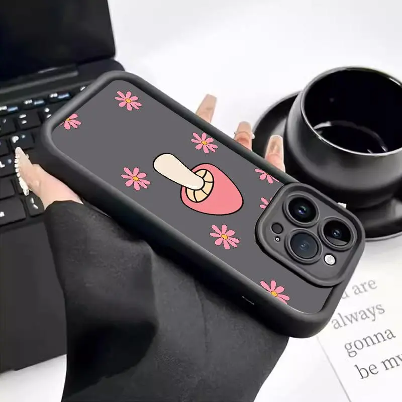 Pro Camera Case For OPPO A5 2018 AX5 A57 4G A54 A53 2020 A5 2020 A52 A53s A54s A55 4G A57s A57e A58 4G A58 5G A5s AX5s Slikon Cartoon Asparagus Softcase Handphone 2