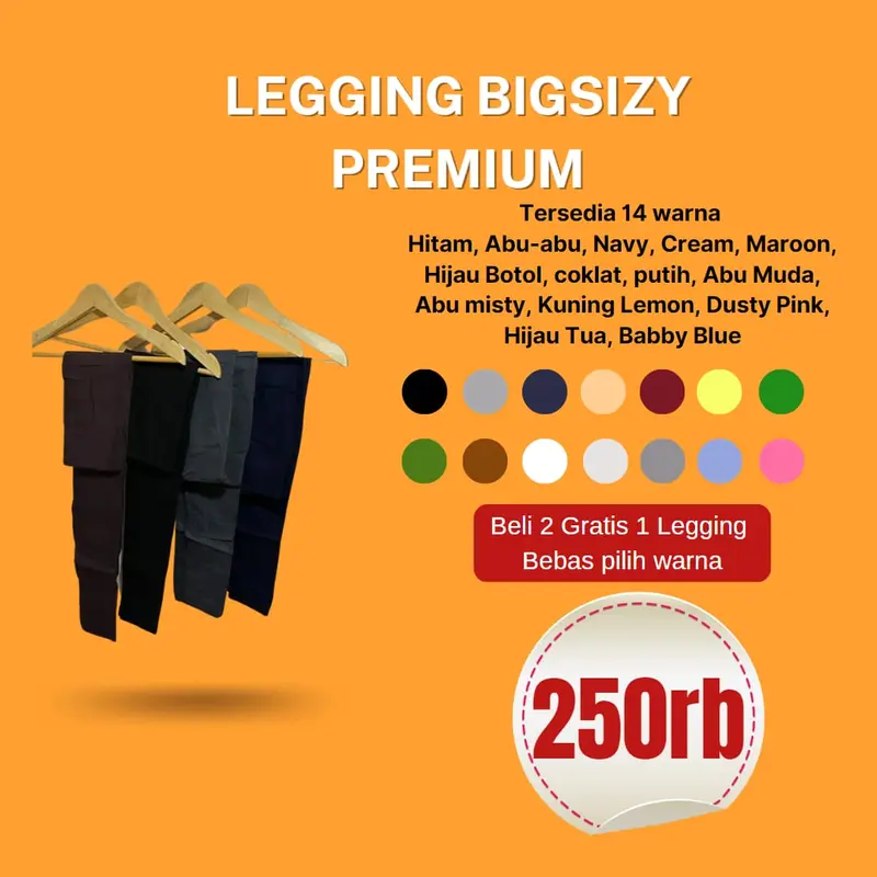 Legging Premium Beli 2 Gratis 1 0
