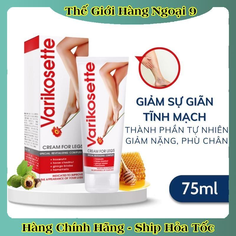 [DATE MỚI] Kem Bôi Tĩnh Mạch Nga, Giảm Suy Giãn Tĩnh Mạch Varikosette của Nga 75ml