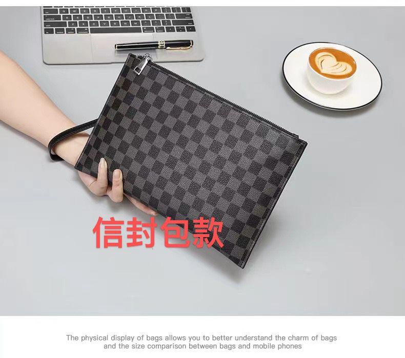 Product Introduction of [2102 People Collection] Men's Clutch Bag, New Large Capacity Handbag for Young Men, Outdoor Men's Underarm Bag, Handheld Clutch Bag, Hand Grab Bag 27