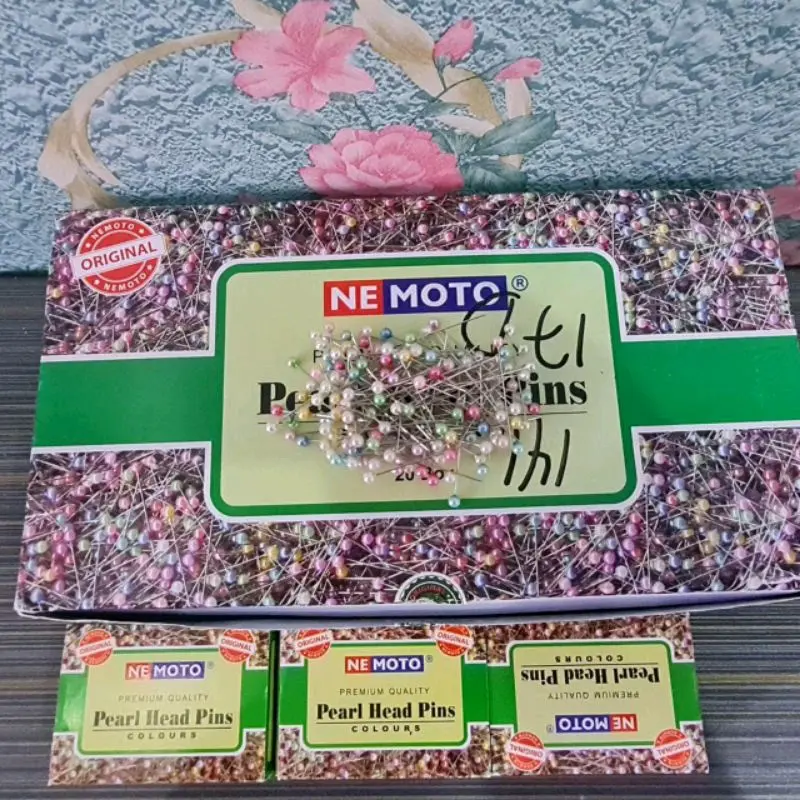 JARUM PENTUL/JARUM HIJAB MERK NE MOTO ORIGINAL ANTI KARAT 25gr