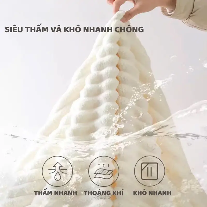 combo 4 Khăn Tắm Sợi Cotton Cao Cấp Mềm Mịn Thấm Hút Không Ra Màu 7