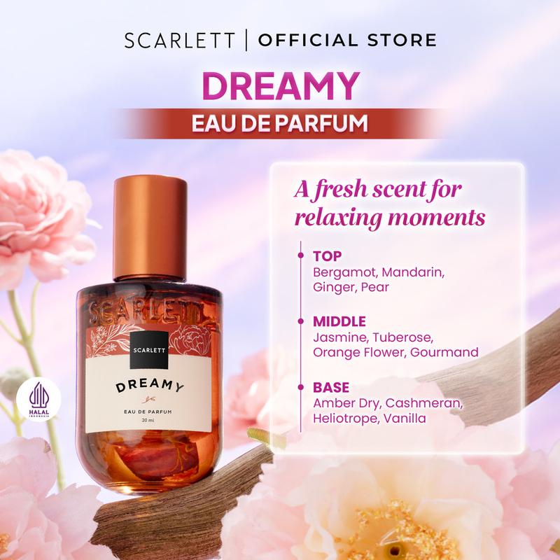 Scarlett Whitening Euphoria Eau De Parfum 30ml BPOM Original Perfume Wangi Wanita Violet - Pear, Pear - Mewah, Orange 4