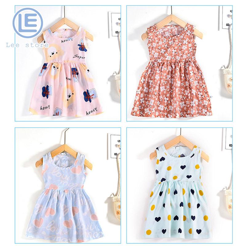 LS baby girls cotton dress kids soft princess dress recommended ...