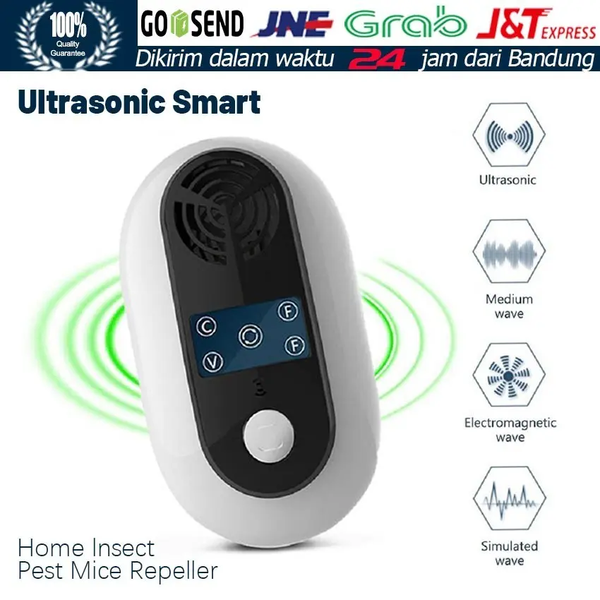 Alat Pengusir Tikus Ultrasonic / Ultrasonic Pengusir Tikus / Pengusir Tikus Ultrasonik / Alat Pengusir Serangga Nyamuk Tikus Lalat Kecoak Pest Reject