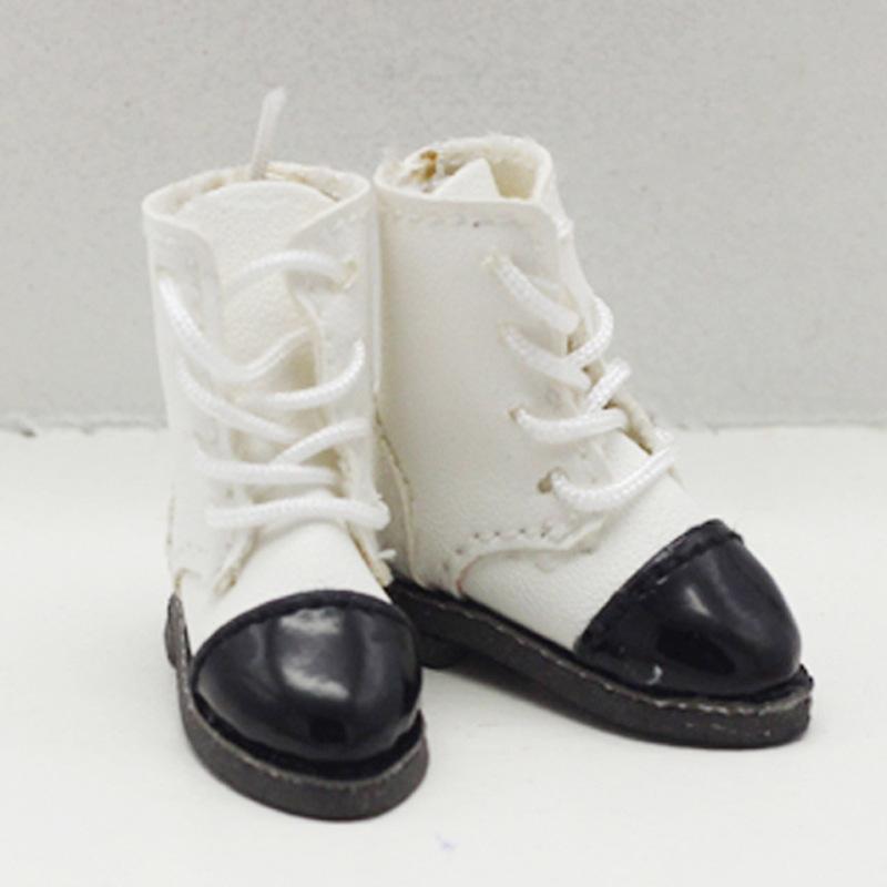 Ob11 Shoes Obitsu11 Shoes Beautiful Knot Pig Children's Shoes 12 Points Bjdgsc Naked Baby Doll Pointed-Toe Boots 6
