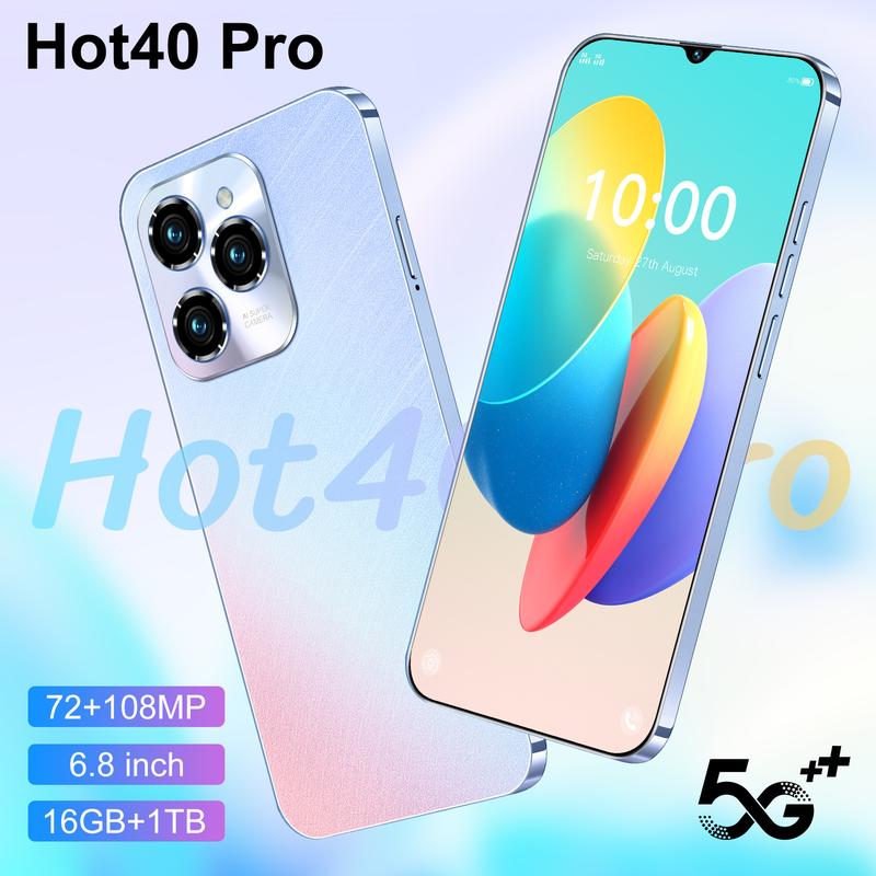 Telefon Bimbit, Baru Panas40 Pro, Skrin Incell 6.8-Inci, 2 + - TikTok ...