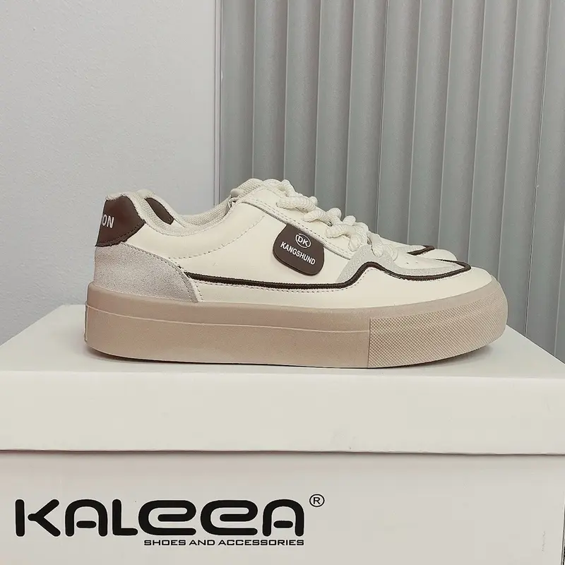 Giày thể thao nữ T39 độn dế 3p siêu êm chất liệu da cao cấp size 36-40 Kalee 0