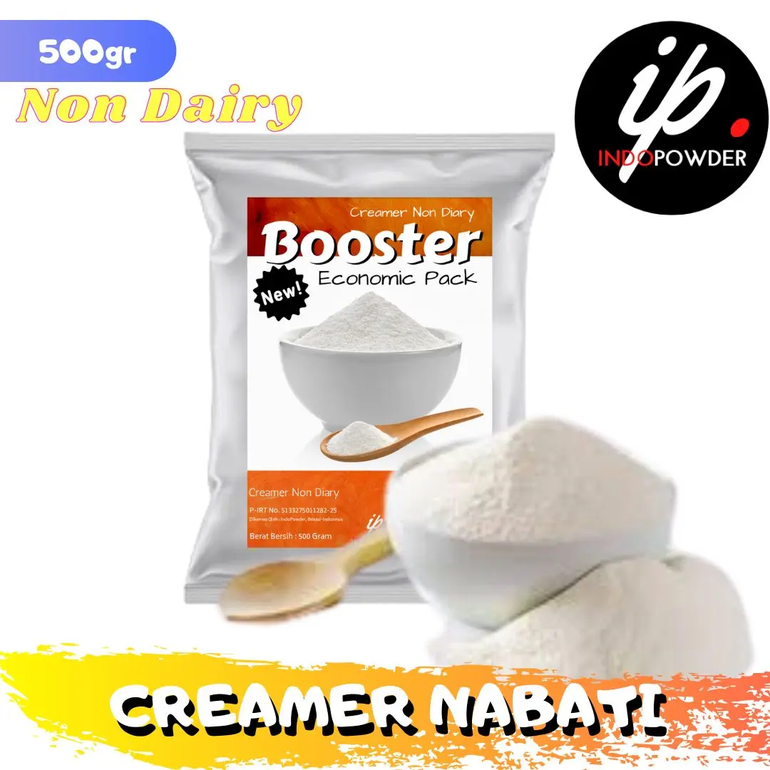 CREAMER Bubuk  500gr Non Dairy atau Nabati Untuk TOPPING Minuman Kekinian