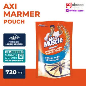 Mr. Muscle Axi Marmer Pouch 720mL Cairan Pembersih Lantai Cair