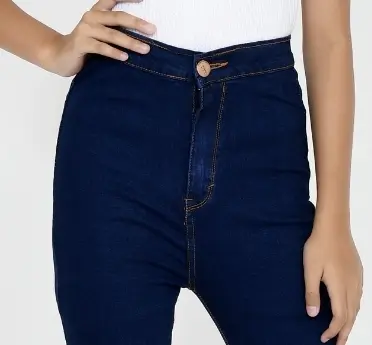 YAOSHI -Jeans anak wanita - Highwaist Cutbray Rawis Anak Tanggung  size 24 - 26 Pinggang Tinggi Jeans Fashion Katun 4