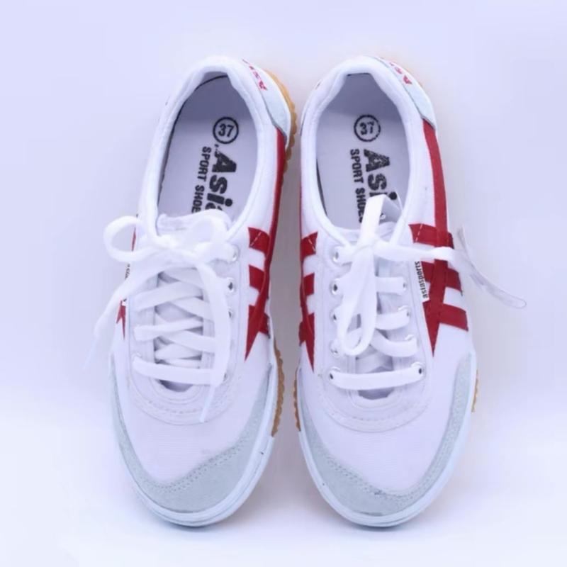Giày bata asia, dây buộc, đế cao su non chống trơn trượt giày bata Sneaker Nam Đế Bằng Shoes bata ráp