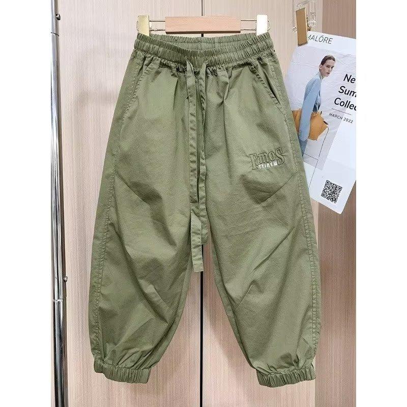 Product Introduction of Quần Cotton Nguyên Chất, Cho Bé Trai, Phù Hợp Cho Trẻ 6-15 Tuổi, Trẻ Trung Và Lớn, Thích Hợp Cho Mùa Xuân Và Mùa Thu, Mỏng, Quần Chống Muỗi, Quần Đẹp Trai Phong Cách Hàn Quốc, Thời Trang 5