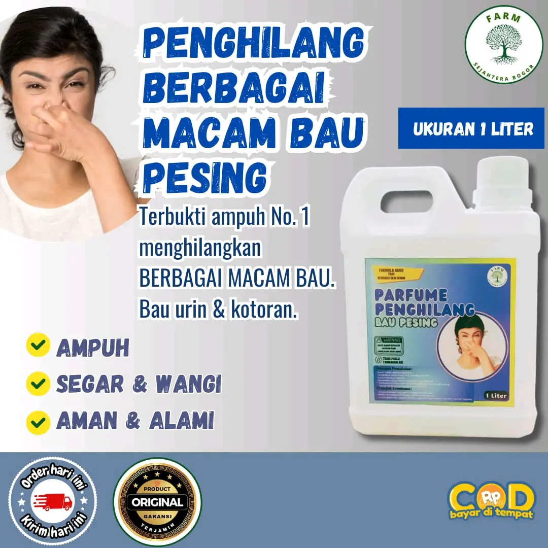 cairan penghilang bau pesing, bau apek ,ompol baby,& kotoran lainnya [ukuran 1 liter]