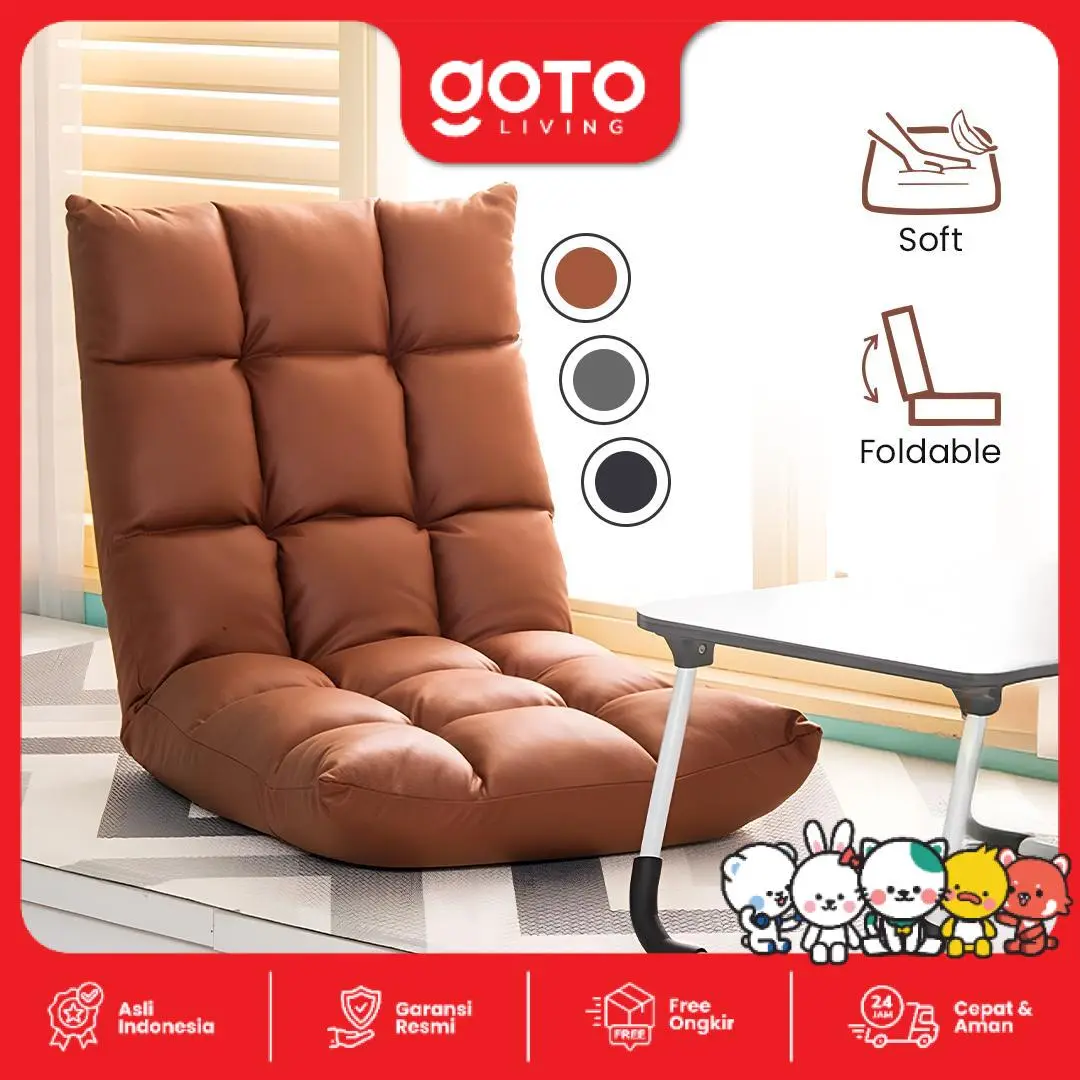Goto [COD] Almero Kursi Lipat Lesehan Sofa Lantai Minimalis Floor Chair
