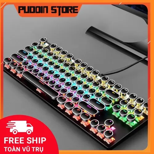 Phím Cơ Nút Tròn K550 blue switch