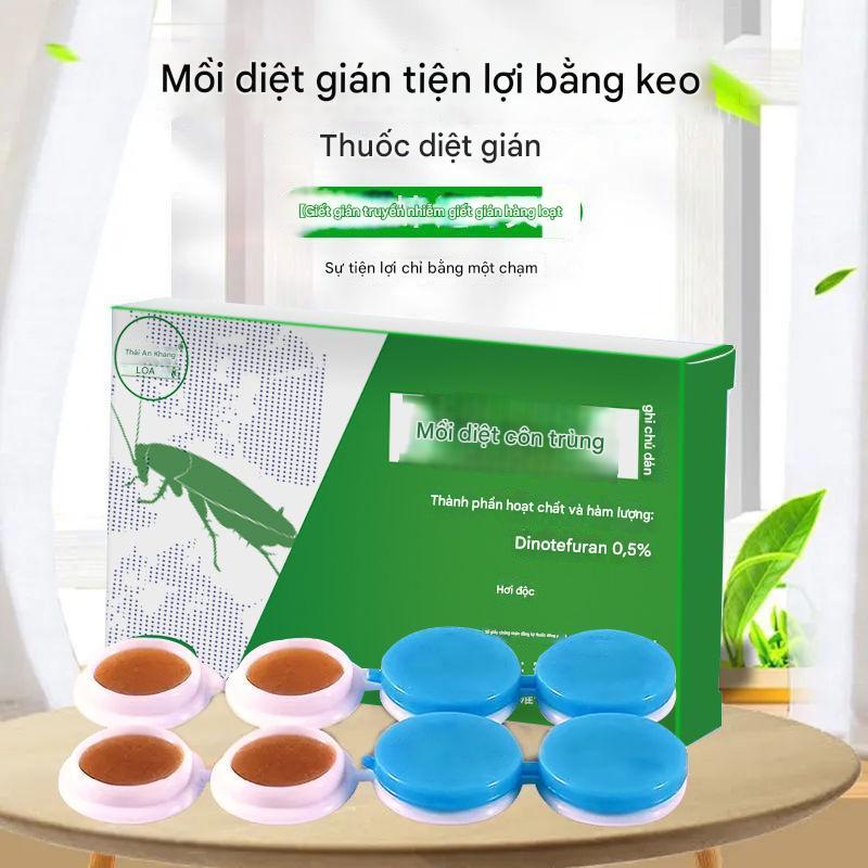 Mồi gián cho sử dụng tại nhà, thuốc diệt gián, dụng cụ diệt gián, thuốc diệt gián cho mọi kích cỡ, miếng dán diệt gián tiện lợi, mồi diệt côn trùng cho nhà bếp——Bán hàng trực tiếp từ nhà máy 6
