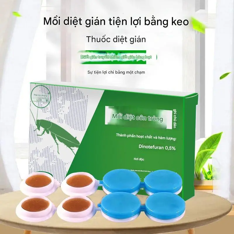 Mồi gián cho sử dụng tại nhà, thuốc diệt gián, dụng cụ diệt gián, thuốc diệt gián cho mọi kích cỡ, miếng dán diệt gián tiện lợi, mồi diệt côn trùng cho nhà bếp。ThuốcDiệtGián，BảoVệSứcKhỏe 6