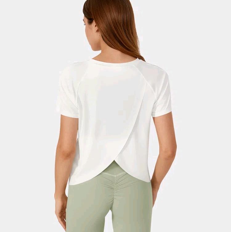 wrap sport top kaos olahraga yoga zumba 2