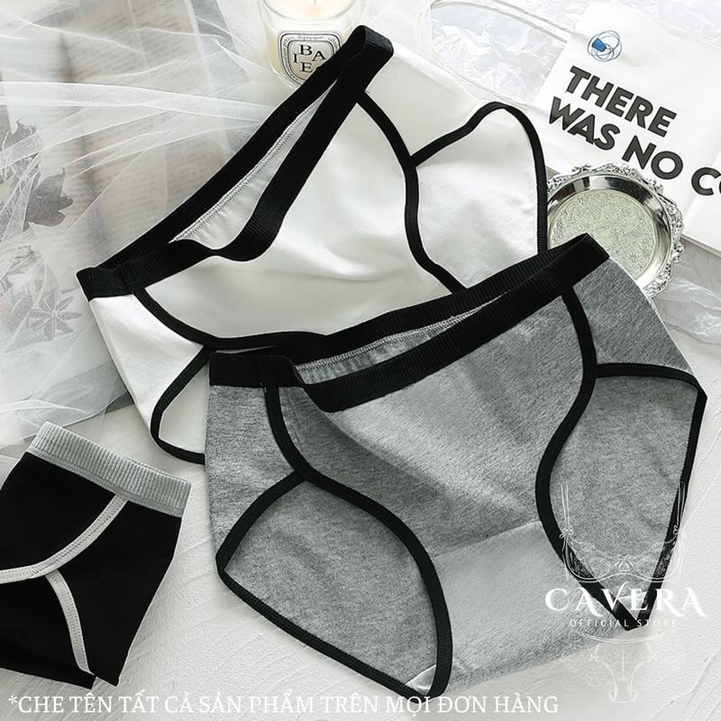 Quần lót nữ Cotton cạp vừa đáy may kháng khuẩn siu thoáng siu xinh Cavera L3278 Women Voi 4
