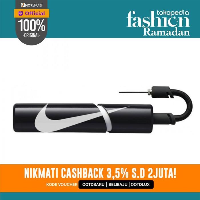 Gambar Aksesoris Basket Nike Essential Ball Pump Black Original N.KJ.02.027 - MISC dari Ncr Sport Kota Bekasi Tokopedia