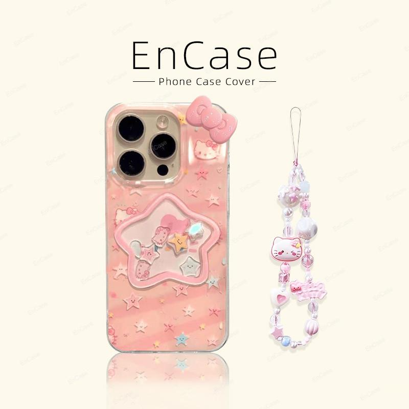 Vỏ Tương Thích Cho IPhone 15 13 11 16 12 14 Pro Max 16 7 14 15 8 Plus X XS Max XR SE Hello Kitty Ngôi Sao Trường Hợp