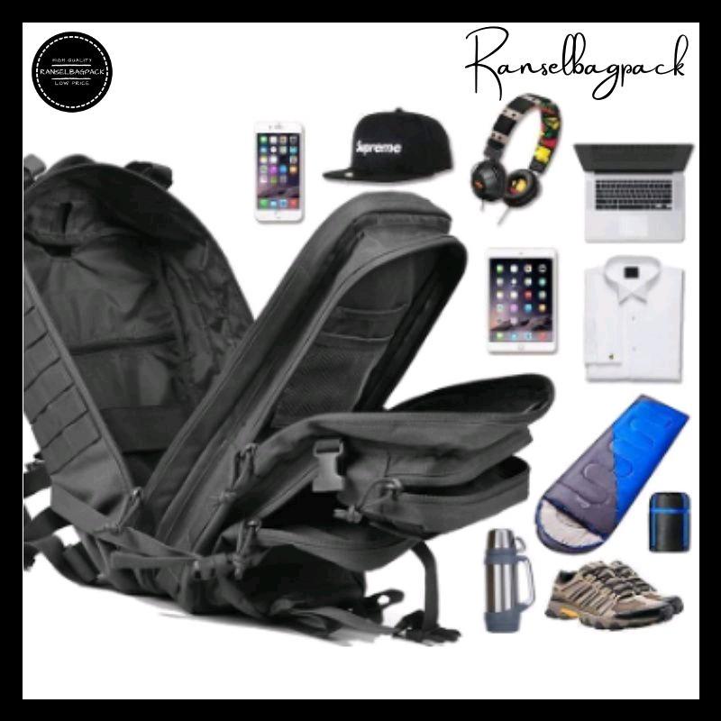 TAS RANSEL ARMY SEMI MILITER BERKUALITAS FREE LOGO RANDOM 7