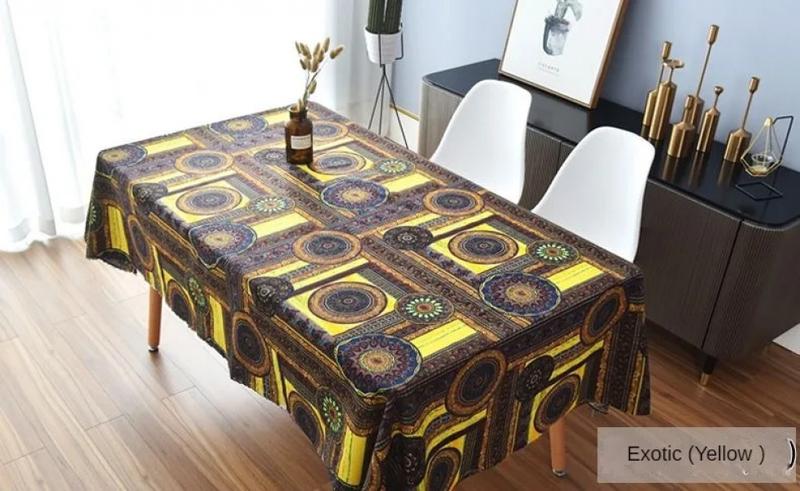 Product Introduction of Printed Bohemian Ethnic Fabric Cotton Linen By Meters for Dress Skirt Tablecloth Diy Sewing Vintage Cloth Breathable Soft Flower 24