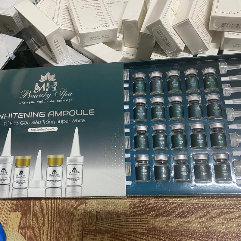 Tế bào gốc trắng da Mh spa dưỡng sáng mờ thâm cấp ẩm da căng bóng Cấp Ẩm Serum Skincare