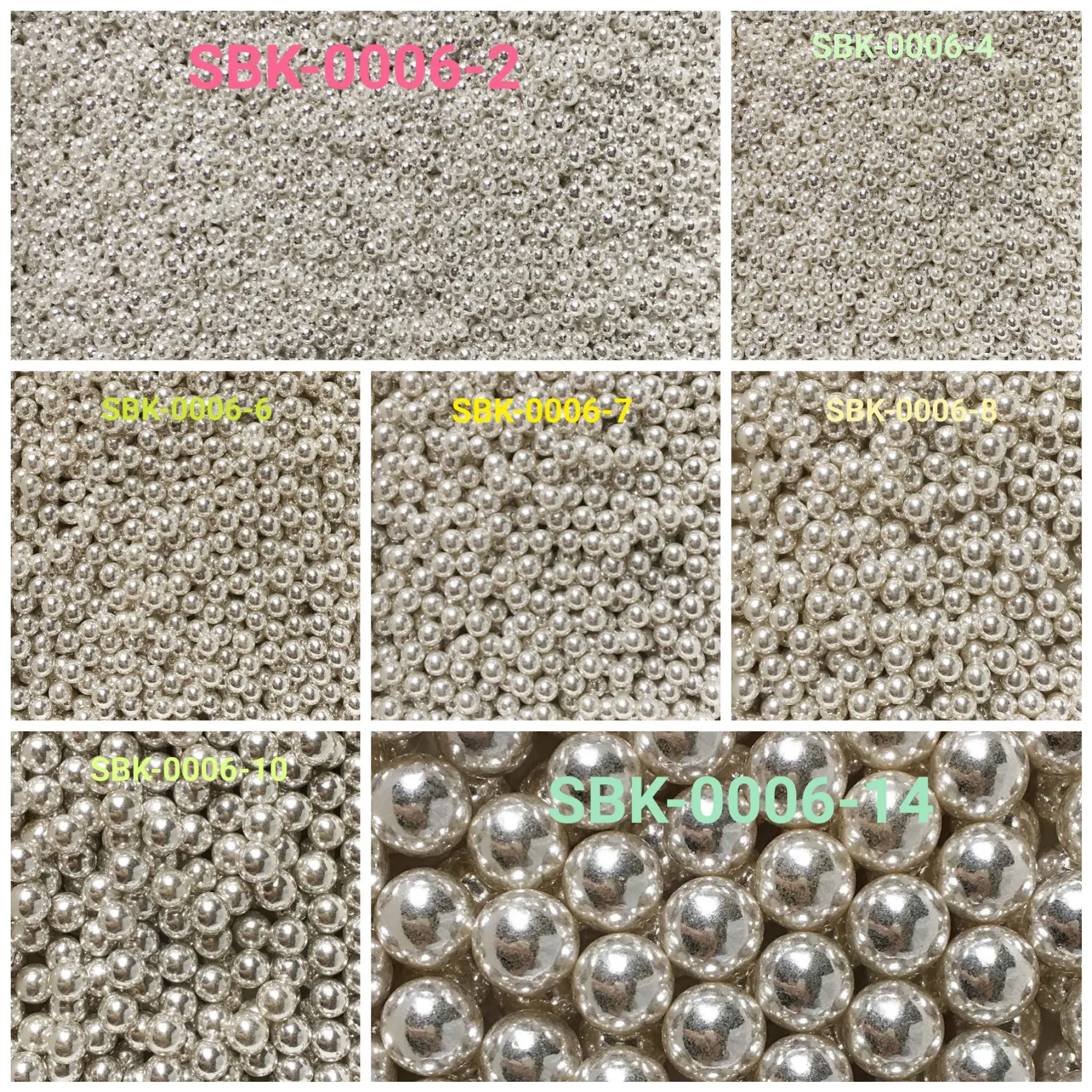 GR-SBK-0006 Sprinkles sprinkle sprinkel 30 gram mutiara silver perak