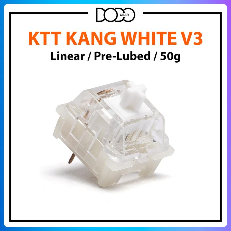 Switch Kang White V3 - KTT Kang White V3 Linear 50g công tắc bàn phím Switch KTT Kang White V3 DoDo Gear