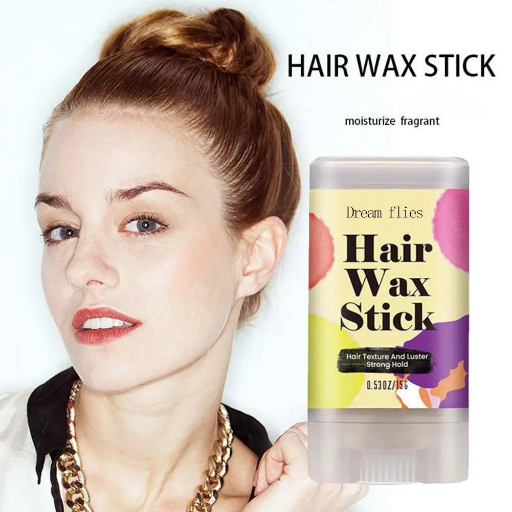15g Hair Wax Stick Avocado Finishing Short Broken Hair Stick F7V1 Styling F9S8 Haircare Smooth Compact Gel