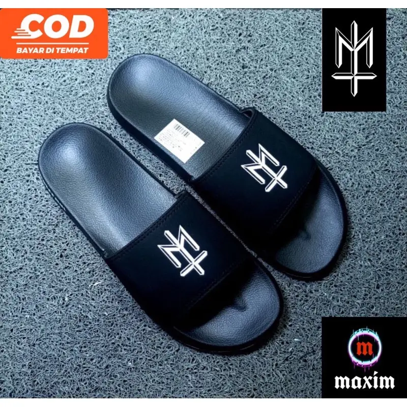 Sandal slop pria Original sendal slip on Shoes Karet Shoes Karet Selop