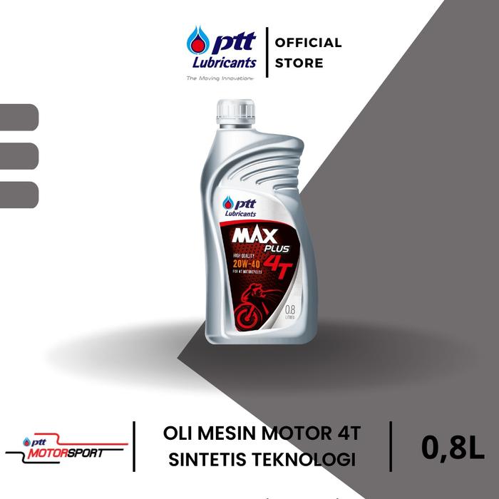 Jual PTT Max Plus 20W-40 API SF [0,8L] - Jakarta Barat - PTT Lubricants ...