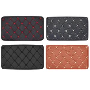 Almohadilla para reposabrazos de la consola central del coche, 1 unidad de cuero PU, tapete impermeable para caja de reposabrazos de coche, accesorios universales para el interior del coche para mujeres y hombres