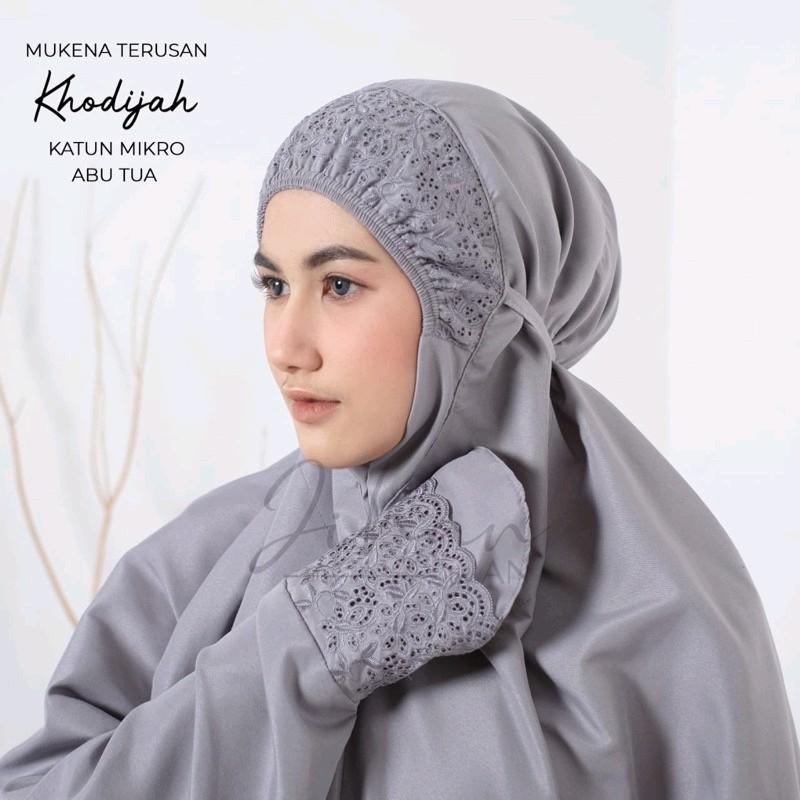 MUKENA SITI KHADIJAH ORI, KATUN MIKRO mukenah  dewasa 1