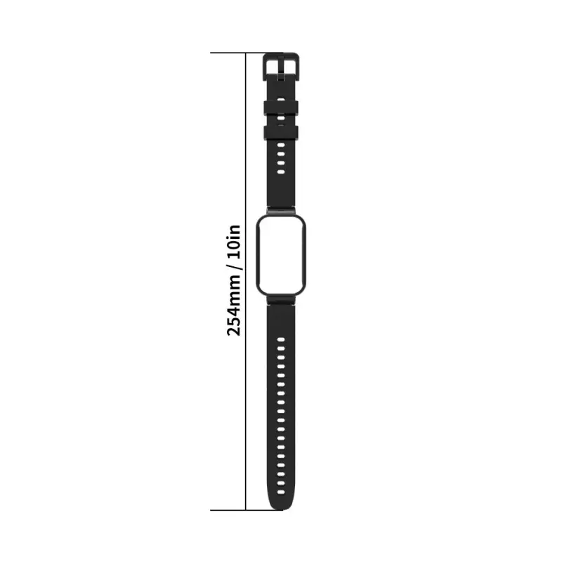 2 in 1 Case+Strap for Redmi Band 2 Tali Xiaomi Band 8 Acitve Silicone Strap silikon 2