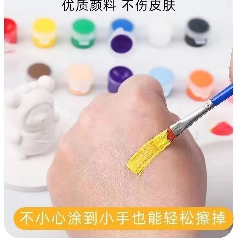 Búp Bê Thạch Cao 3D, Thiết Kế Graffiti Hoạt Hình Hợp Xu hướng Bán Hàng Trực Tiếp Từ Nhà Máy, Màu Trắng, Thích Hợp Để Trang Trí Nhà Cửa 8