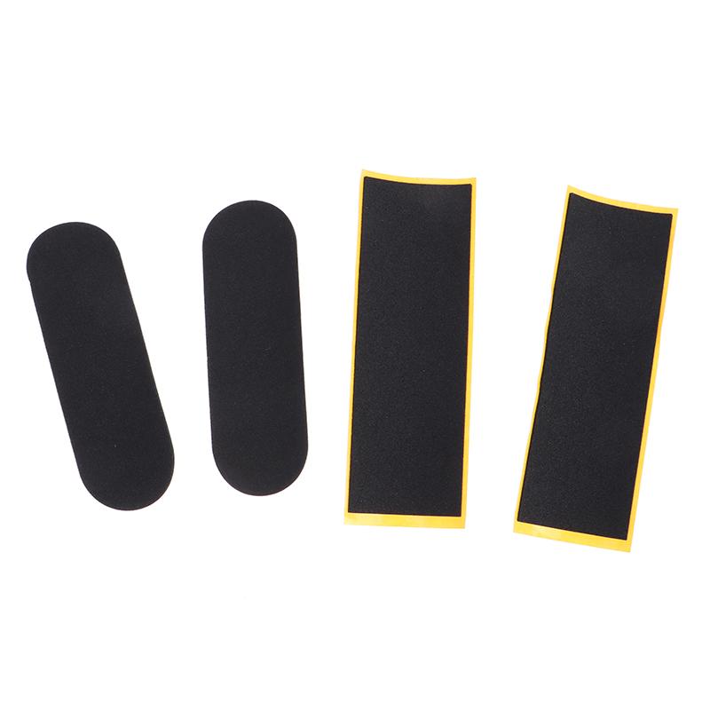 [qm]5Pcst Black Fingerboard Deck Uncut Tape Stickers Black Foam Grip Tape Stickers 2 Size 6