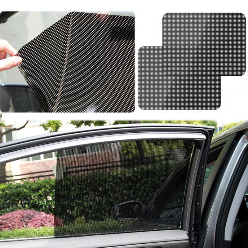 2pcs Car Sunshade Sticker Static Adhesion Decals Anti-UV Protection ...