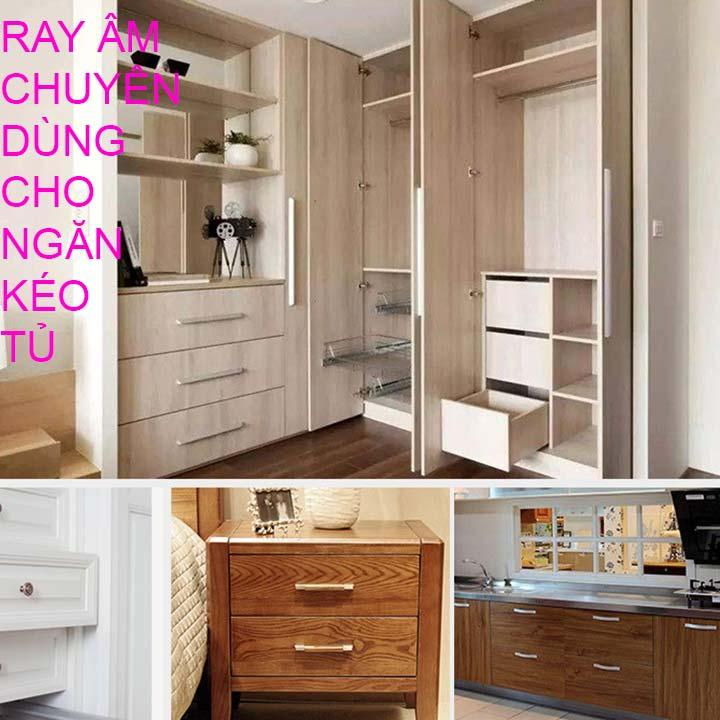 Product Introduction of Ray âm giảm chấn dùng cho các loại ngăn kéo tủ có đủ loại kích thước 48